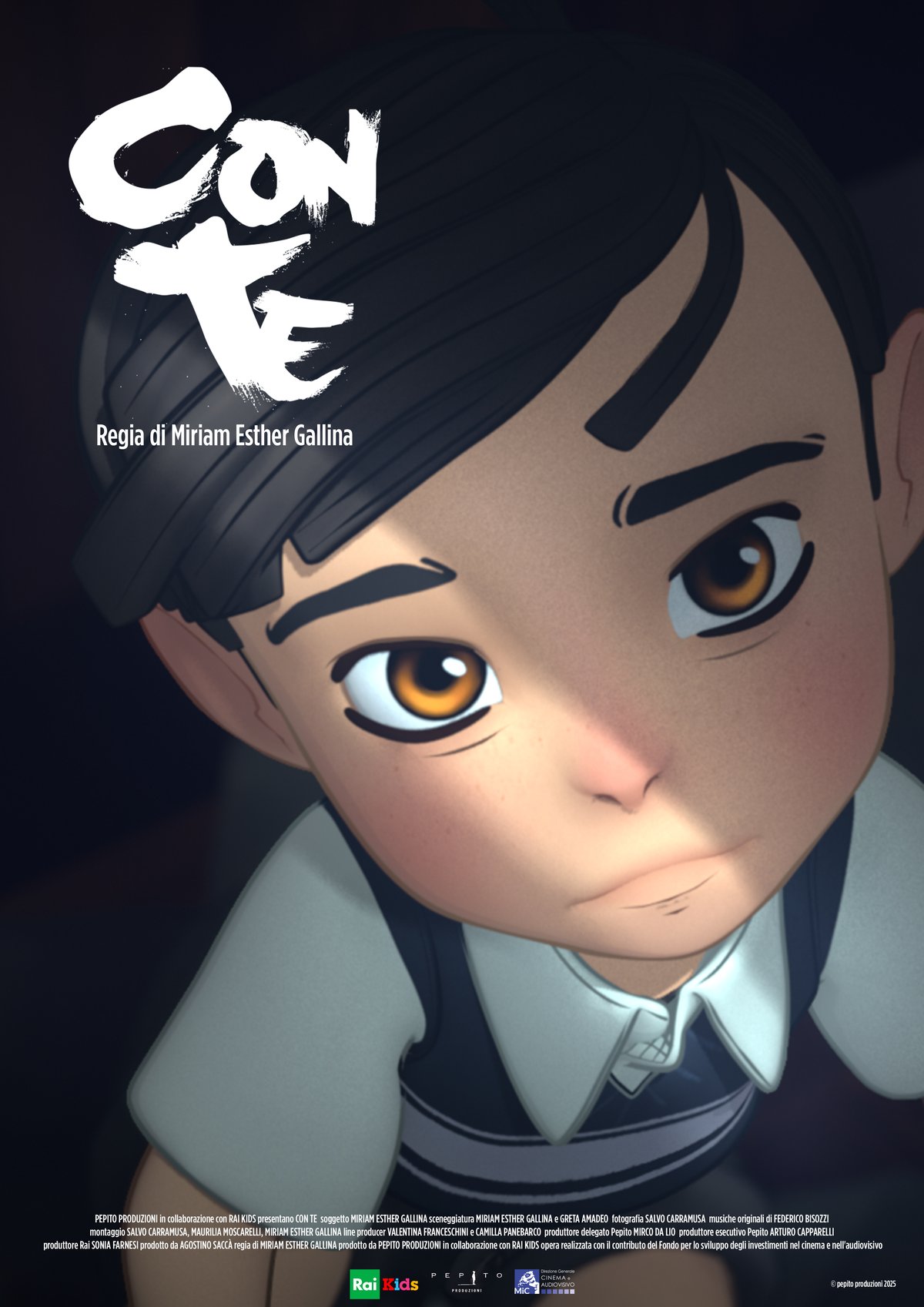 Con Te, locandina del film di animazione di Miriam Esther Gallina
